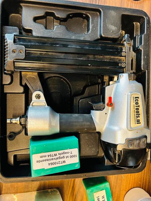 Ecotools T-nagel tacker ST64-N, Doe-het-zelf en Bouw, Gereedschap | Overige machines, Gebruikt, Ophalen