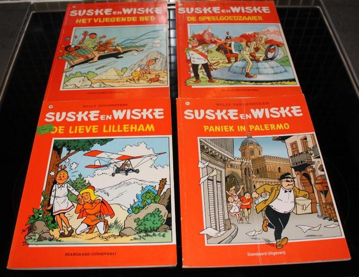 4 Suske en Wiske 91, 127, 198 & 283 in zeer goed staat., Boeken, Stripverhalen, Gelezen, Meerdere stripboeken, Ophalen of Verzenden