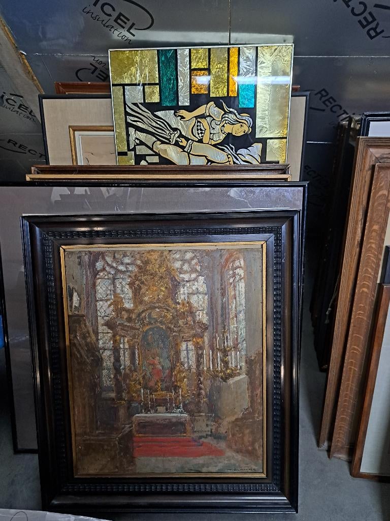 Olie verf Schilderijen- Etsen- Prenten-Tekeningen- Foto's, Ophalen