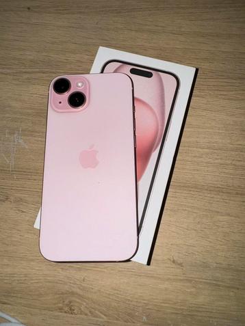 iPhone 15 roze 128GB als nieuw