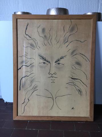 Cocteau-tekening, Antiek en Kunst, Ophalen