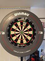 Dartblok met surround en statief, Sport en Fitness, Darts, Ophalen, Zo goed als nieuw, Overige typen