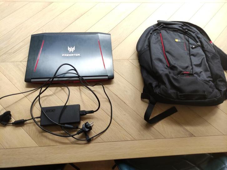 Predator gaming laptop, Computers en Software, Windows Laptops, Gebruikt, 15 inch, SSD, 2 tot 3 Ghz, 16 GB, Azerty, Met videokaart