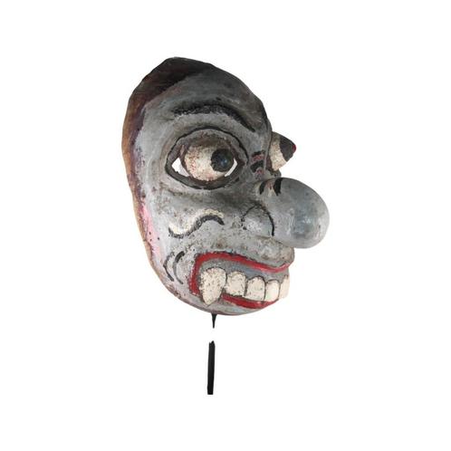 Grand masque de théâtre de Bali en bois au long nez, Antiquités & Art, Art | Art non-occidental, Enlèvement ou Envoi