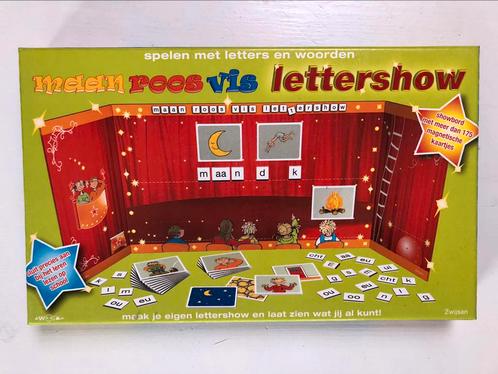maan roos vis lettershow uitgeverij Zwijsen, Kinderen en Baby's, Speelgoed | Educatief en Creatief, Zo goed als nieuw, Taal en Lezen