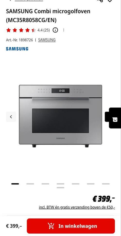 Combi Microgolfoven Samsung, Elektronische apparatuur, Microgolfovens, Zo goed als nieuw, Microgolfoven, Oven, Ophalen