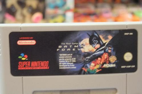 batman forever snes cart only, Games en Spelcomputers, Games | Nintendo Super NES, Gebruikt, Avontuur en Actie, 1 speler, Vanaf 12 jaar