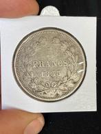 Frankrijk 5 francs 1833 B, Postzegels en Munten, Ophalen of Verzenden, Losse munt, Zilver