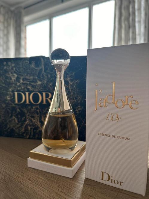 Dior J’Adore L’or Essence Parfum 50ml, Handtassen en Accessoires, Uiterlijk | Parfum, Zo goed als nieuw, Ophalen of Verzenden