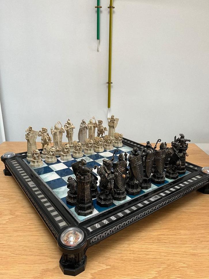 Harry Potter schaakbord met toebehoren, Verzamelen, Harry Potter, Gebruikt, Spel, Ophalen of Verzenden