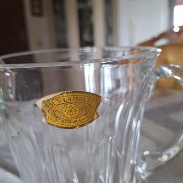 VAL SAINT LAMBERT CRYSTAL JUG - als nieuw beschikbaar voor biedingen