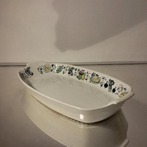P.Regout - Bon Appetit - Ovenschaal, Antiek en Kunst, Antiek | Schalen, Ophalen of Verzenden