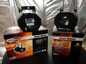 2 x SHOWTEC SCAT MOON Led MOONFLOWER PRO (Neuf)