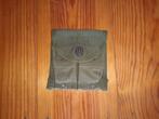 1945 US ww2 OD7 lader tas M1 AVERY, Overige typen, Ophalen of Verzenden, Landmacht