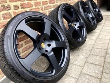 22 Inch Velgen Porsche met goede banden beschikbaar voor biedingen