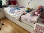 Bed met slaapschuif en opbergers, Kinderen en Baby's, Kinderkamer | Inrichting en Decoratie, Overige typen, Zo goed als nieuw