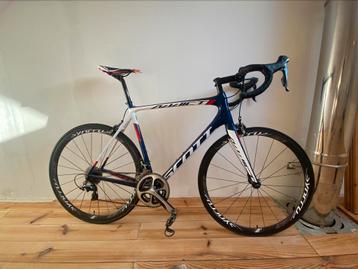 Velo route carbone scott addict, Autres marques, Enlèvement ou Envoi, Comme neuf, Hommes