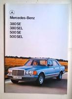 Brochure Mercedes 380 SE 500 SE SEL fr, Livres, Enlèvement, Comme neuf, Mercedes