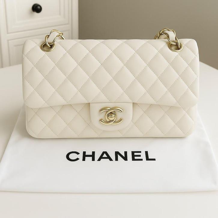 Chanel handtas (nieuw), Handtassen en Accessoires, Tassen | Damestassen, Nieuw, Handtas, Wit, Ophalen of Verzenden