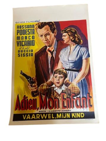 Filmaffiche Adieu mon enfant beschikbaar voor biedingen
