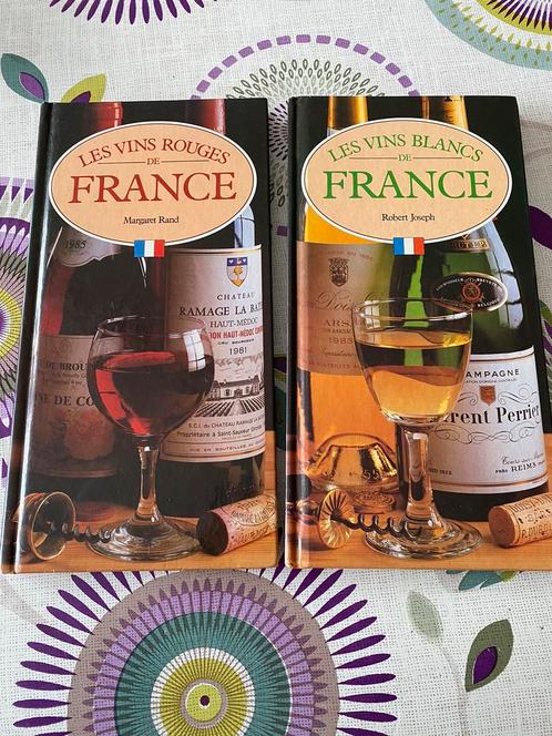 Les vins rouges et les vins blancs de France  2 livres, Livres, Livres de cuisine