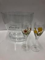 Koelemmer met 2 mooie glazen, Collections, Verres & Petits Verres, Comme neuf, Enlèvement ou Envoi