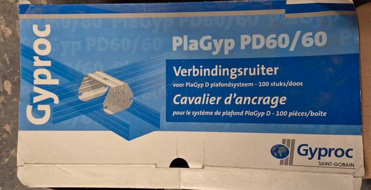 Gyproc PlaGyp D-plafondsysteem., Doe-het-zelf en Bouw, Plinten en Afwerking, Ophalen