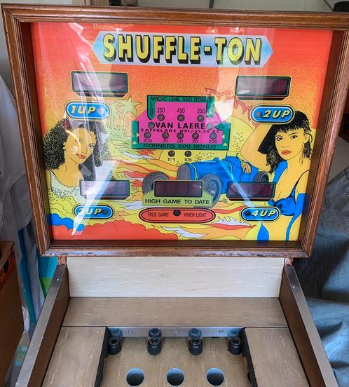 Mooie shuffle ton in goede staat. Werkt perfect!, Collections, Machines | Autre, Utilisé, Enlèvement ou Envoi