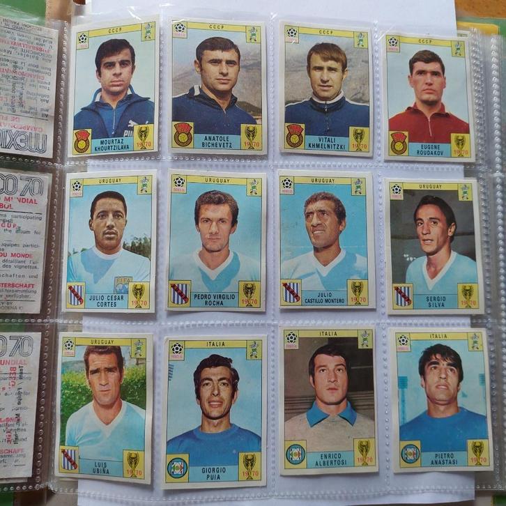PANINI MEXICO 70 1970 ED INTER WORLD CUP RAAR ALBUM REMOVED, Hobby en Vrije tijd, Stickers en Plaatjes, Gebruikt, Meerdere plaatjes