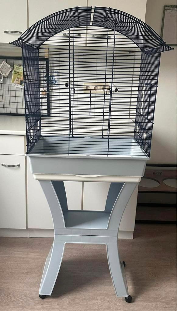 Cage a oiseau, Dieren en Toebehoren, Vogels | Hokken en Kooien, Zo goed als nieuw, Vogelkooi, Overige materialen, Ophalen