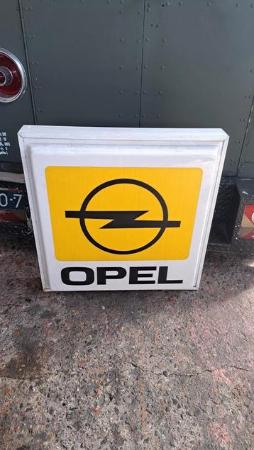 Vintage Opel licht reclame verlichting lichtbak beschikbaar voor biedingen
