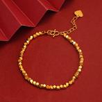 Nouveau bracelet vietnamien en or et sable, Bijoux, Sacs & Beauté, Bracelets, Or, Enlèvement ou Envoi, Neuf, Or