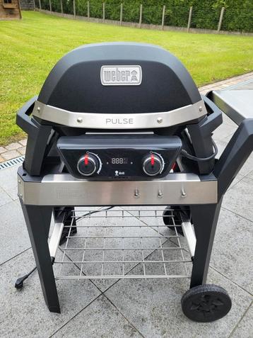 Weber pulse 2000 + beschermhoes + braadspit + temp sensoren  beschikbaar voor biedingen