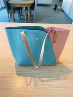 Handtas blauw-roze, Ophalen of Verzenden, Blauw, Handtas