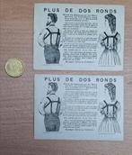 2 cartes publicitaires American Braces. Début des années 190, Enlèvement ou Envoi