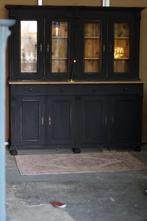 Buffetkast *boshuis* vintage black, Ophalen, 150 tot 200 cm, Zo goed als nieuw, 150 tot 200 cm