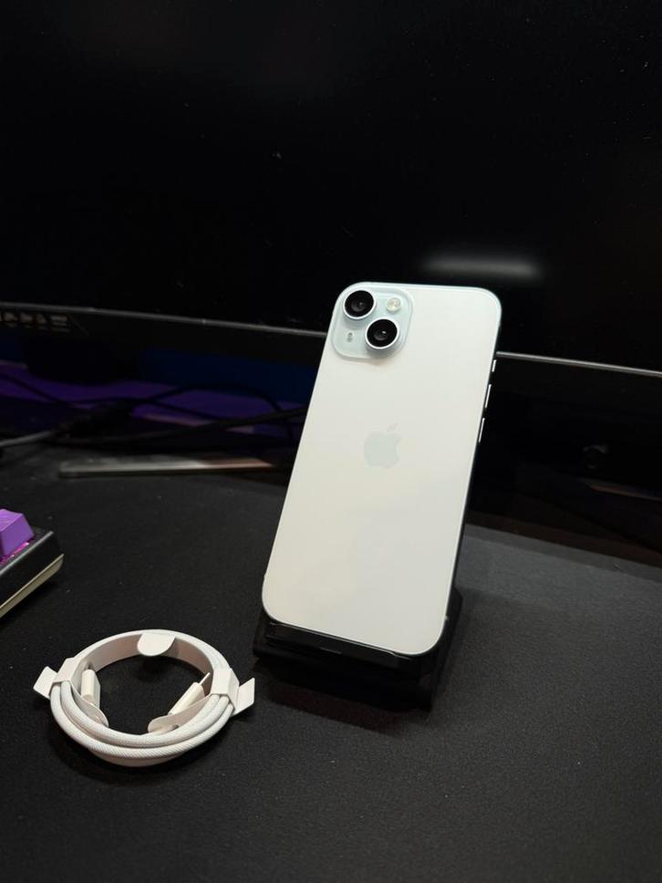 NIEUW IPHONE 15 128gb, Telecommunicatie, Mobiele telefoons | Hoesjes en Screenprotectors | Apple iPhone, Zo goed als nieuw, Ophalen