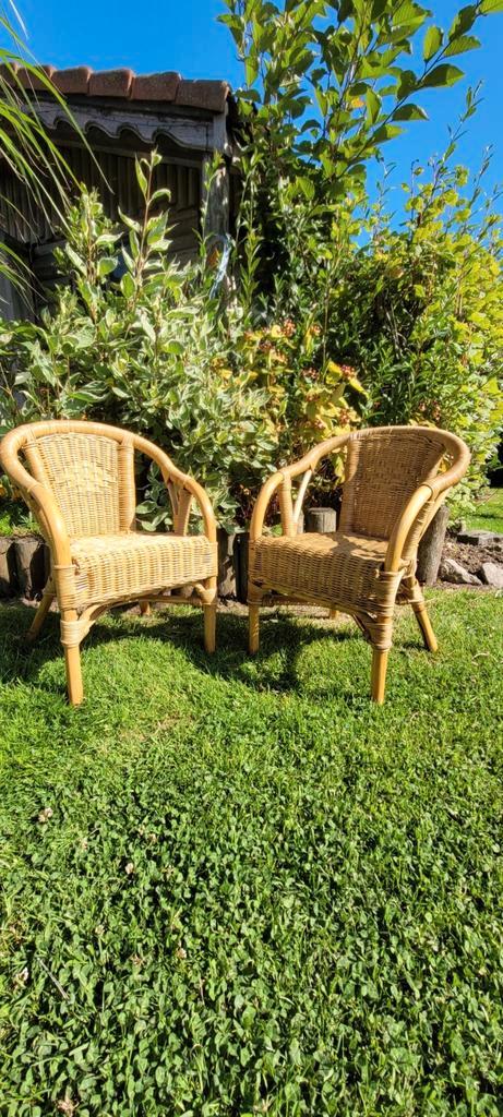Kinder Rotan stoelen, Huis en Inrichting, Stoelen, Gebruikt, Ophalen