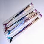 Kwasten set 4 regenboog zeemeermin makeupkwasten, Ophalen of Verzenden, Nieuw, Gehele gezicht, Accessoires