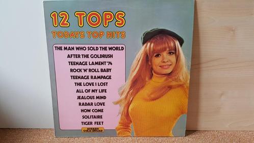 12 TOPS TODAYS TOP HITS VOL. 18 - VERZAMEL LP (1973) (LP), Cd's en Dvd's, Vinyl | Pop, Zo goed als nieuw, 1960 tot 1980, 10 inch