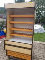 Koel vitrine hout-look, Huis en Inrichting, Kasten | Roldeurkasten en Archiefkasten, Ophalen of Verzenden, Zo goed als nieuw