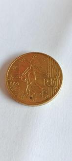 1999 50 Cent EURO France Rare Coin, Frankrijk, 50 cent, Losse munt, Goud