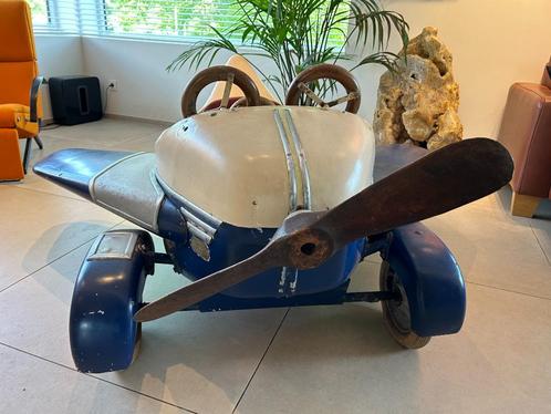 Vintage draaimolen vliegtuig L'autopede 1942., Antiek en Kunst, Antiek | Speelgoed, Ophalen