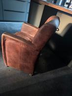 Stoelen met wieltjes, Huis en Inrichting, Ophalen, Gebruikt, Bruin, Leer