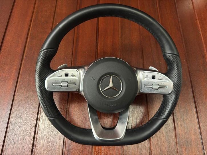 Mercedes AMG Stuurwiel + AIRBAG W205 FACELIFT, Auto-onderdelen, Besturing, Gebruikt, Ophalen of Verzenden