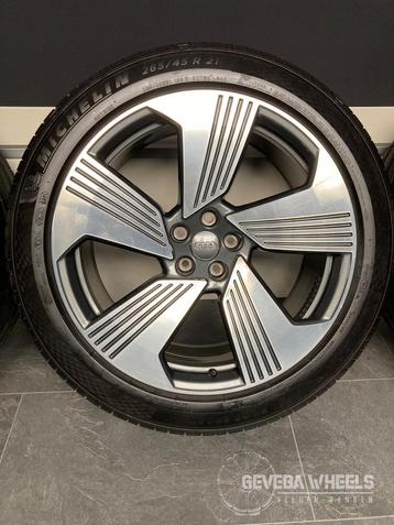 21” originele Audi Etron velgen + Michelin banden 5x112 4KE  beschikbaar voor biedingen