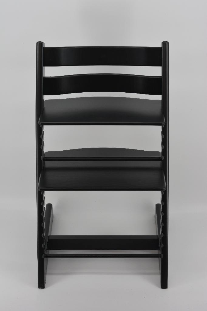 Stokke Tripp Trapp Zwart – Refurbished model, Kinderen en Baby's, Kinderstoelen, Meegroeistoel, Aanschuifbaar, Afneembaar eetblad