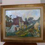 Huile sur toile Les escaliers d Auvers sur Oise, Enlèvement ou Envoi