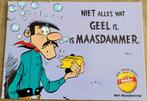 Postkaart met afbeelding Daltons (reclame Maasdammer), Verzamelen, Ophalen of Verzenden, Overige figuren, Zo goed als nieuw, Plaatje, Poster of Sticker