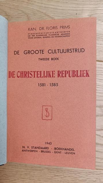 Floris Prims De Groote cultuurstrijd deel 2 Antwerpen, Enlèvement, 20e siècle ou après, Utilisé